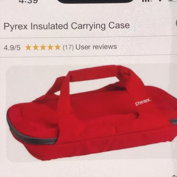 Pyrex insulated carrying case NEW 9x13  USE Hot or cold packs (packs not inc) - Picture 2 of 7